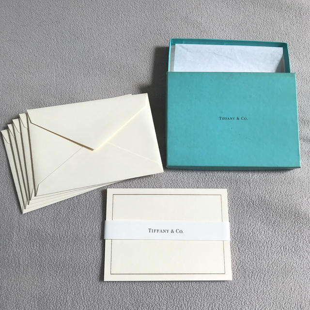 Tiffany & Co.(ティファニー)のティファニー　メッセージカードセット ハンドメイドの文具/ステーショナリー(カード/レター/ラッピング)の商品写真