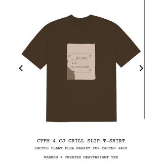 カクタス(CACTUS)の希少Travis Scott × McDonald washed　T-shirt(Tシャツ/カットソー(半袖/袖なし))