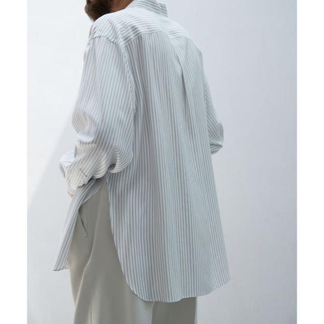 STUDIOUS(ステュディオス)のVISCOSE STRIPE SHIRT リドム LIDNM メンズのトップス(シャツ)の商品写真