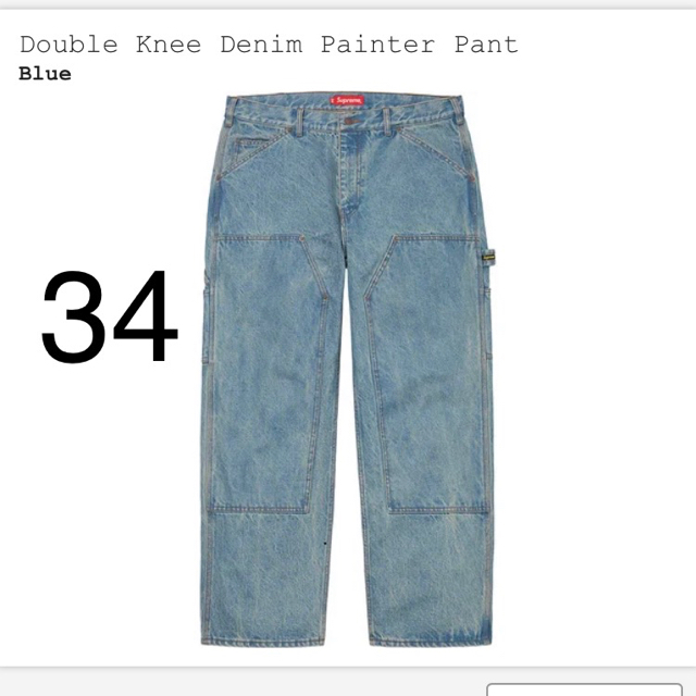 Supreme(シュプリーム)のSupreme Double Knee Denim Painter Pant メンズのパンツ(ペインターパンツ)の商品写真