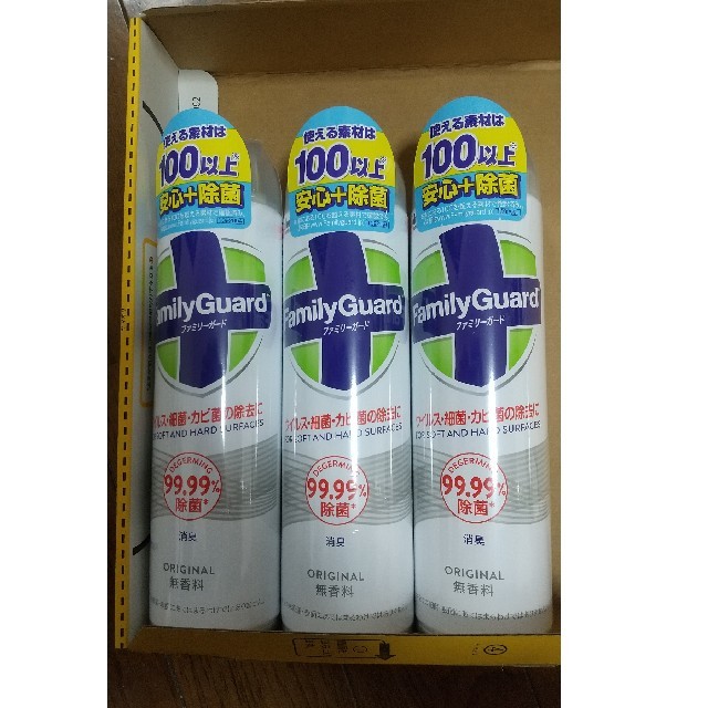 Johnson's(ジョンソン)のジョンソン株式会社 ファミリーガード 無香料 300ml 3本 インテリア/住まい/日用品の日用品/生活雑貨/旅行(日用品/生活雑貨)の商品写真