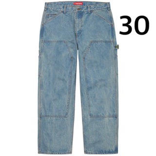 シュプリーム(Supreme)のDouble Knee Denim Painter Pant ブルー 30(ペインターパンツ)