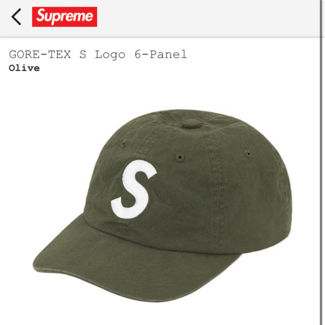 supreme GORE-TEX  Ｓ　6-Panel キャップ