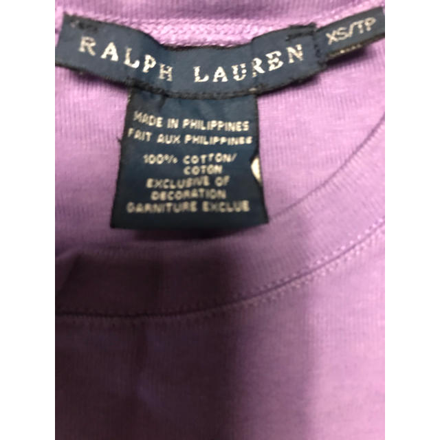 POLO RALPH LAUREN(ポロラルフローレン)の美品　ラルフローレンティーシャツ　Sサイズ レディースのトップス(Tシャツ(半袖/袖なし))の商品写真