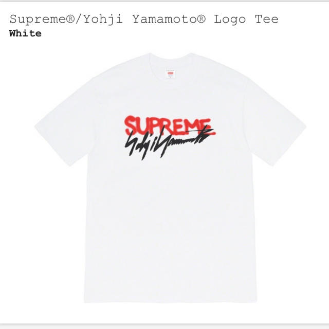 Supreme(シュプリーム)のsupreme yohji yamamoto logo Tシャツ S メンズのトップス(Tシャツ/カットソー(半袖/袖なし))の商品写真