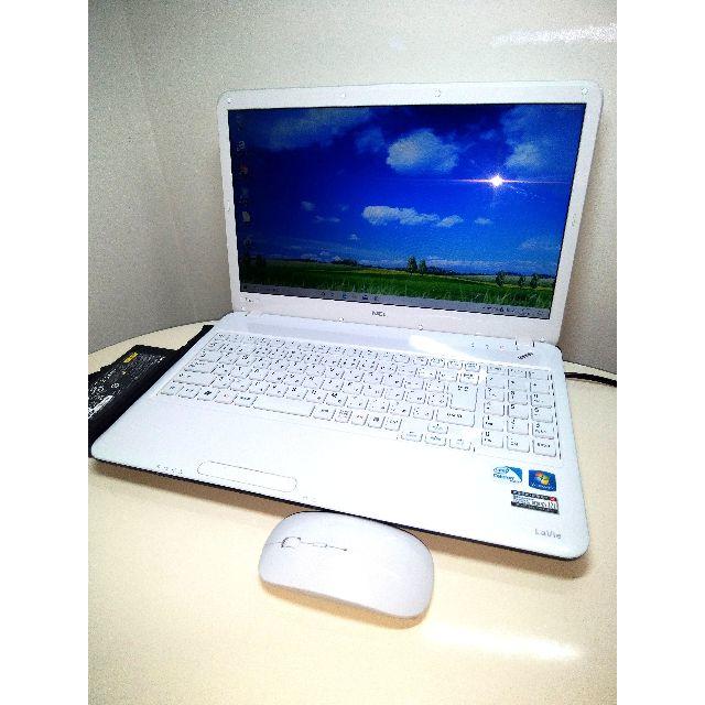 驚きの値段で ★美品 LaVie/SLS150Cスノーホワイト新品最速SSD250 ★NEC ノートPC 驚きの値段で ★美品 LaVie/SLS150Cスノーホワイト新品最速SSD250 ★NEC ノートPC