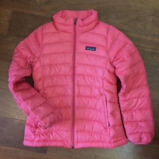 パタゴニア(patagonia)のpatagonia   ガールズダウンセーターM  10(ジャケット/上着)