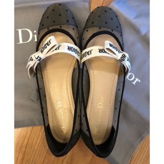 Christian Dior - Dior チュールドットバレエ シューズの通販 by