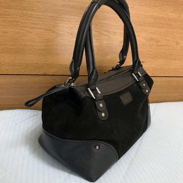 Max Mara スウェード　ボストンバッグバッグ