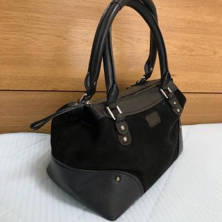 マックスマーラ(Max Mara)のMax Mara スウェード　ボストンバッグ(ハンドバッグ)