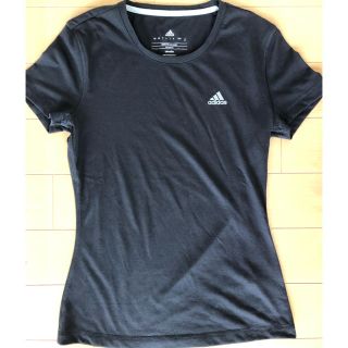 アディダス(adidas)のアディダス　レディースＴシャツ　黒　とりこ様専用(Tシャツ(半袖/袖なし))