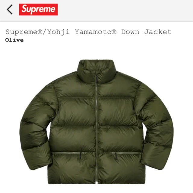 Supreme(シュプリーム)のSupreme Yohji Yamamoto  Down Jacket M メンズのジャケット/アウター(ダウンジャケット)の商品写真