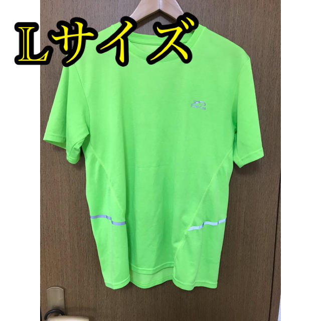 ワークマン　findout ドライ素材Tシャツ　イエロー　LLサイズ メンズのトップス(Tシャツ/カットソー(半袖/袖なし))の商品写真