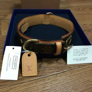 ルイヴィトン(LOUIS VUITTON)のLOUIS VUITTON 首輪コリエバクスター新品タグ付き　ペット用首輪(犬)