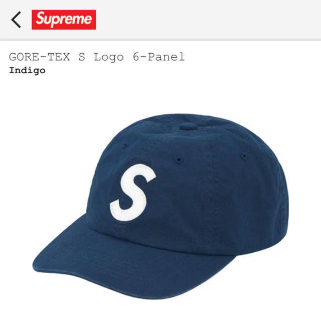 supreme GORE-TEX S Logo 6-Panelキャップ