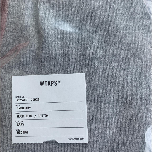 20AW WTAPS INDUSTRY M GRAY