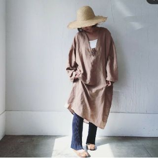 ビューティアンドユースユナイテッドアローズ(BEAUTY&YOUTH UNITED ARROWS)のoval  リネンカフタンワンピース　(ロングワンピース/マキシワンピース)