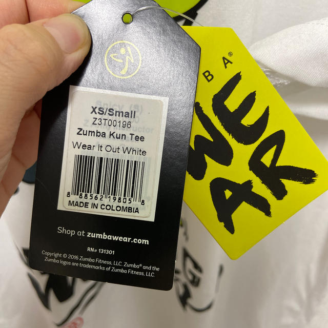 Zumba(ズンバ)のZUMBA Tシャツ(新品･未使用 汚れあり) レディースのトップス(Tシャツ(半袖/袖なし))の商品写真