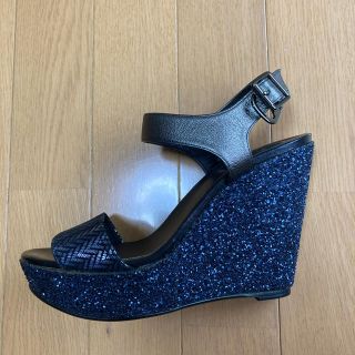 ランバン(LANVIN)の【引っ越し大セール】新品未使用☆ランバン☆LANVIN☆サンダル☆ウエッジソール(サンダル)