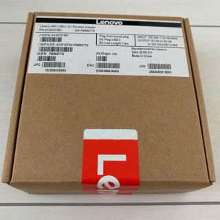 新品　未開封の純正品 Lenovo レノボ 45W USB Type-C(PC周辺機器)
