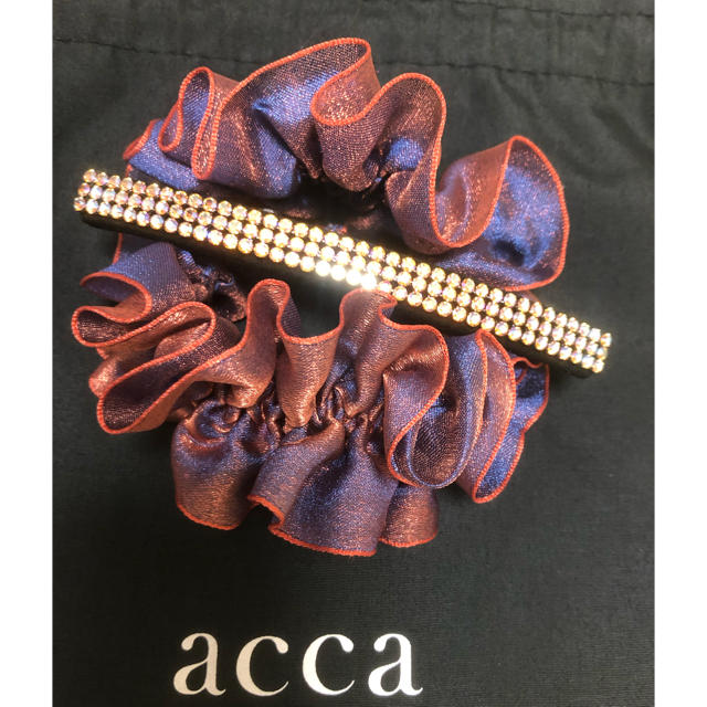 宅急便は割引特典対象! 【最終価格】acca シュシュ&バレッタ | www
