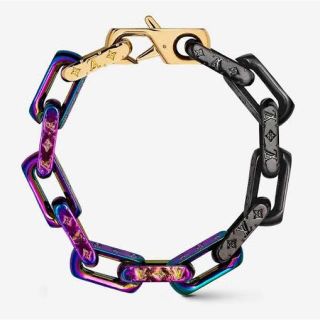 ルイヴィトン M68243 コリエ・チェーン モノグラム レインボーの通販