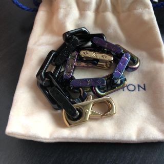 ルイヴィトン M68243 コリエ・チェーン モノグラム レインボー