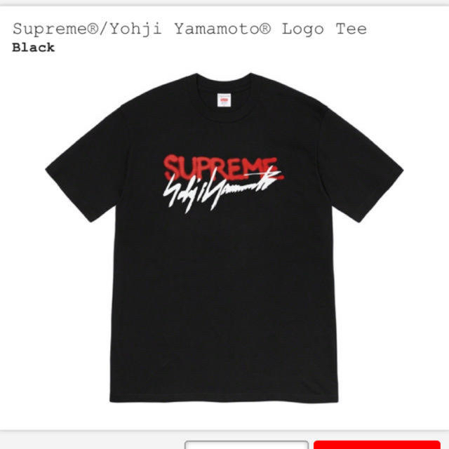 supreme Logo Tee  yamamoto youji Lナイキ