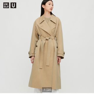 ユニクロ(UNIQLO)のUNIQLO U トレンチコート Lサイズ(トレンチコート)