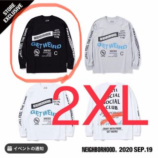 ネイバーフッド(NEIGHBORHOOD)のNEIGHBORHOOD ANTI SOCIAL CLUB L/S Tee(Tシャツ/カットソー(七分/長袖))