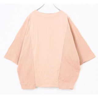 キューブシュガー(CUBE SUGAR)の★美品　cube super  モックネックTシャツ　七分袖(Tシャツ(長袖/七分))