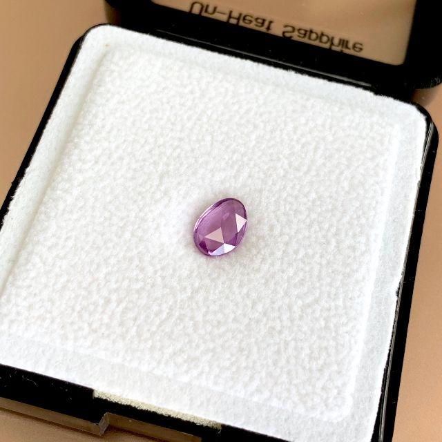 サファイア月間＋SW特価❣️「ローズカット」の非加熱サファイア1.215ct✨