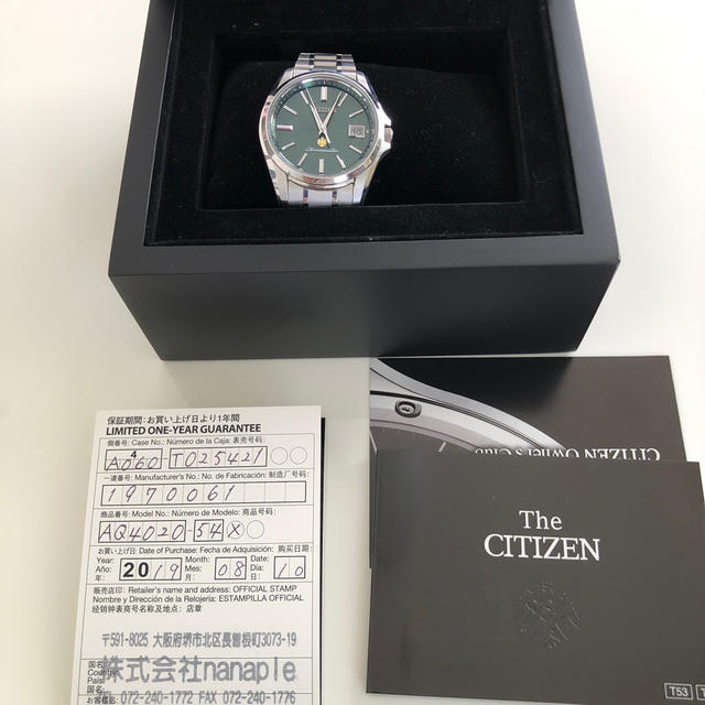 正規品 CITIZEN ザ・シチズン A-54X 高精度エコドライブ