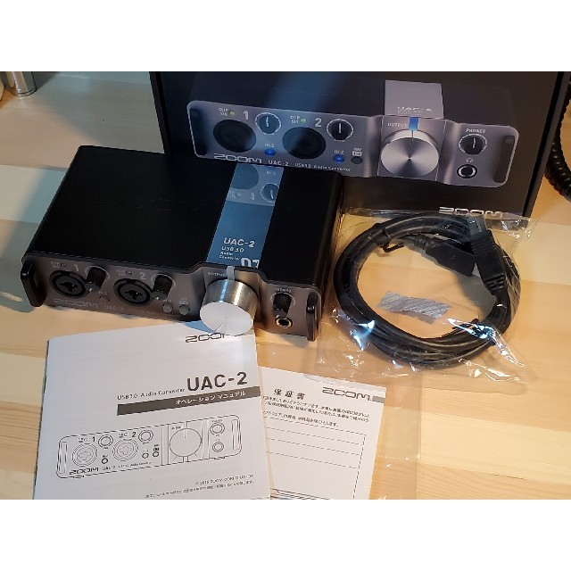 美品 Zoom UAC-2 USB3.0 オーディオインターフェース