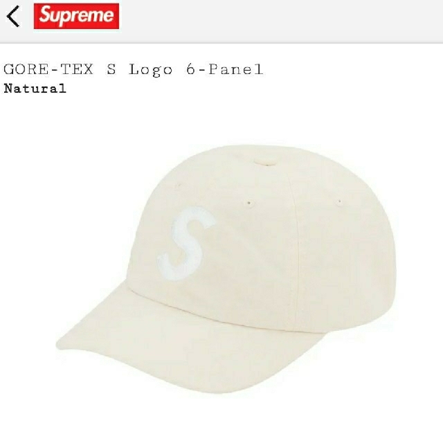 帽子Supreme  GORE-TEX  S Logo 6-Panel
