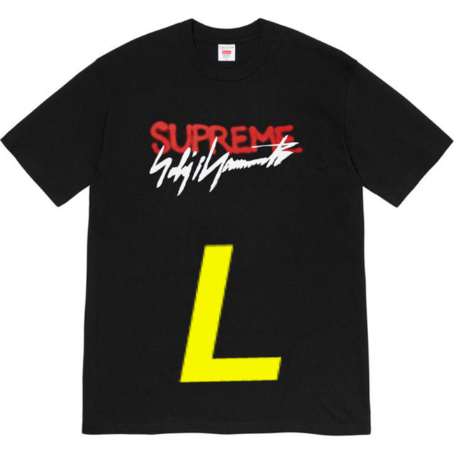 Supreme(シュプリーム)のsupreme Yoji Yamamoto tee black Lサイズ メンズのトップス(Tシャツ/カットソー(半袖/袖なし))の商品写真