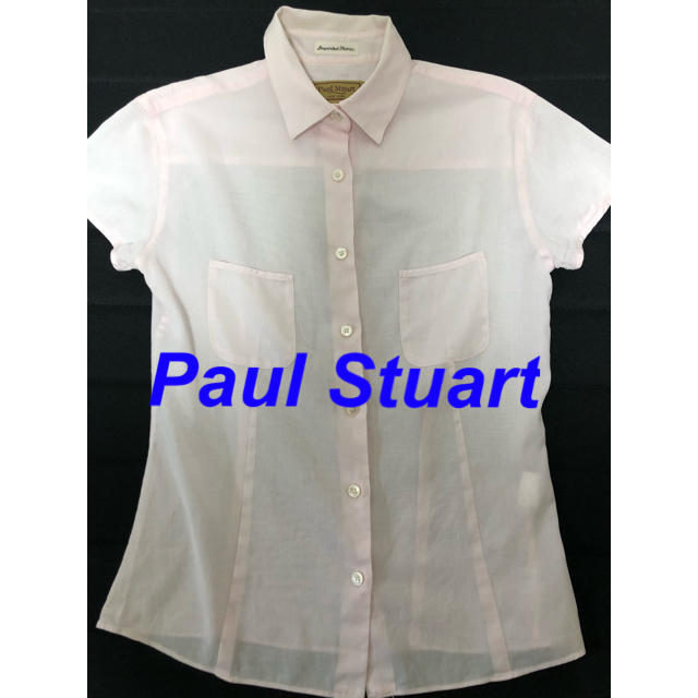 Paul Stuart(ポールスチュアート)のPaul Stuart 涼しい半袖シャツ　ブラウス レディースのトップス(シャツ/ブラウス(半袖/袖なし))の商品写真