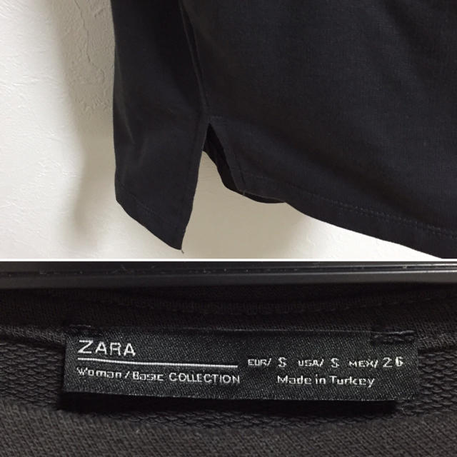 ZARA(ザラ)のココア様用！ZARA ワンピース ダークグレー S レディースのワンピース(ひざ丈ワンピース)の商品写真