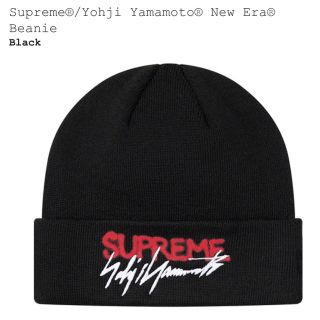 ヨウジヤマモト(Yohji Yamamoto)のsupreme yohji Yamamoto シュプリーム  ビーニー　ブラック(ニット帽/ビーニー)