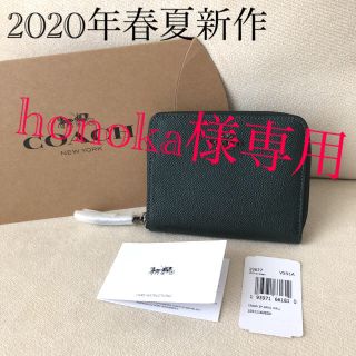 コーチ(COACH)のタグ付き新品★COACH 2020年春夏新作 ラウンドファスナー二つ折り財布(財布)