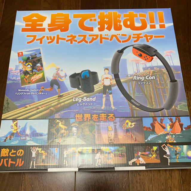Nintendo Switch(ニンテンドースイッチ)のリングフィットアドベンチャー  switch エンタメ/ホビーのゲームソフト/ゲーム機本体(家庭用ゲームソフト)の商品写真