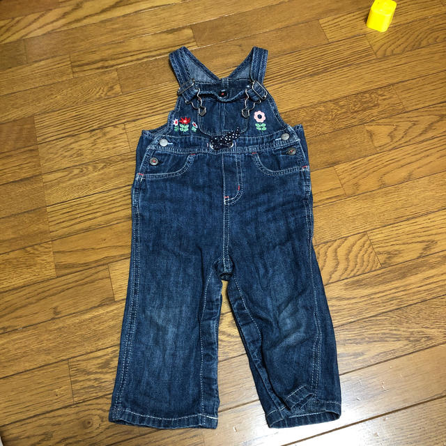 GAP(ギャップ)のオーバーオールGAP80cm キッズ/ベビー/マタニティのベビー服(~85cm)(カバーオール)の商品写真