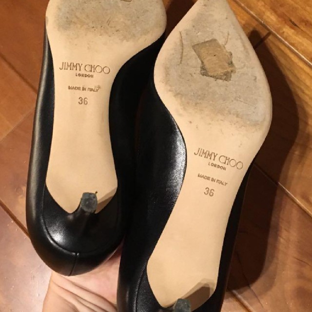 JIMMY CHOO(ジミーチュウ)の専用  ジミーチュウ36 パンプス✨美品🎶23センチ レディースの靴/シューズ(ハイヒール/パンプス)の商品写真