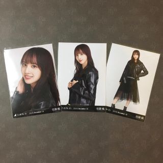 ノギザカフォーティーシックス(乃木坂46)の乃木坂46 佐藤楓 レザージャケット コンプ 生写真(アイドルグッズ)