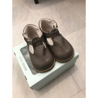 ボンポワン(Bonpoint)のzoom baby T-strap14cm【GREGE】(サンダル)