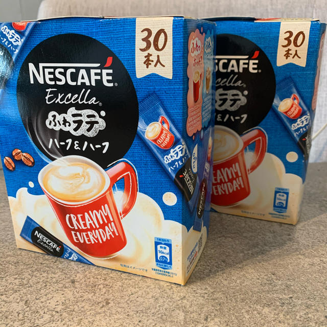 Nestle(ネスレ)の新品未開封★ふわラテ ハーフ&ハーフ★2箱★ネスカフェ 食品/飲料/酒の飲料(コーヒー)の商品写真