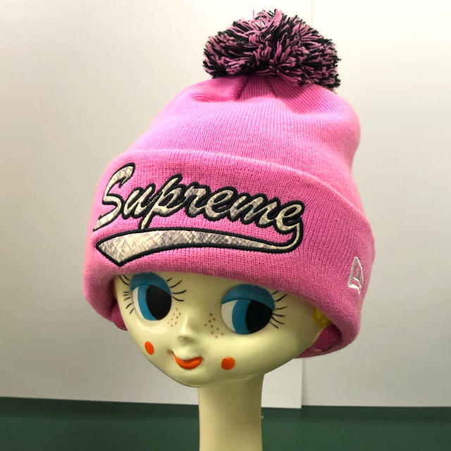 Supreme(シュプリーム)のSupreme NEW ERA Snake Script Beanie メンズの帽子(ニット帽/ビーニー)の商品写真