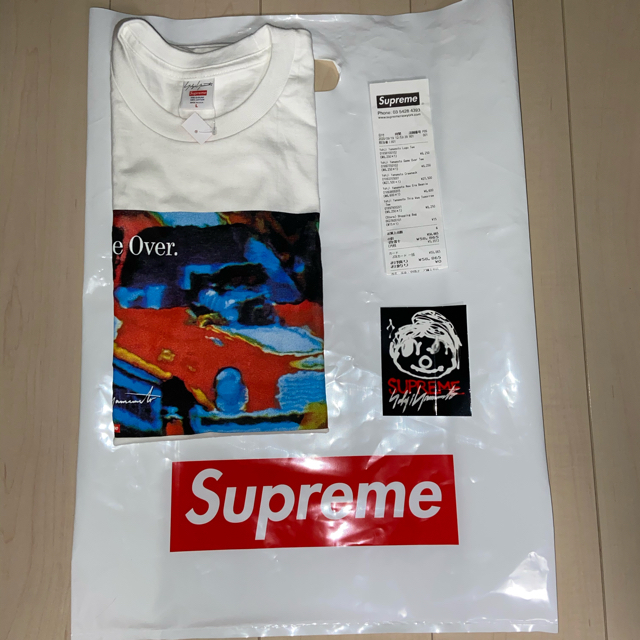 Supreme(シュプリーム)のSupreme × Yohji Yamamoto Tee white Lサイズ メンズのトップス(Tシャツ/カットソー(七分/長袖))の商品写真