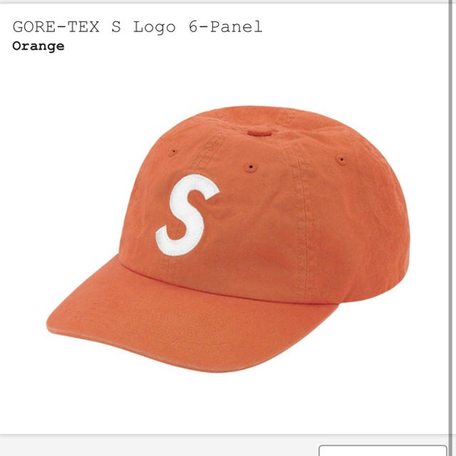 supreme GORE-TEX S Logo 6-Panel orange