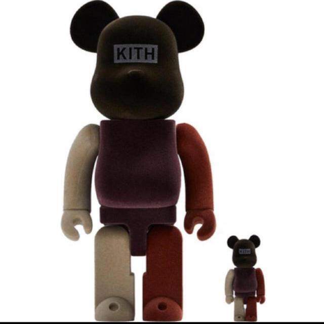 KITH X BE@RBRICK 100% & 400% ベアブリック